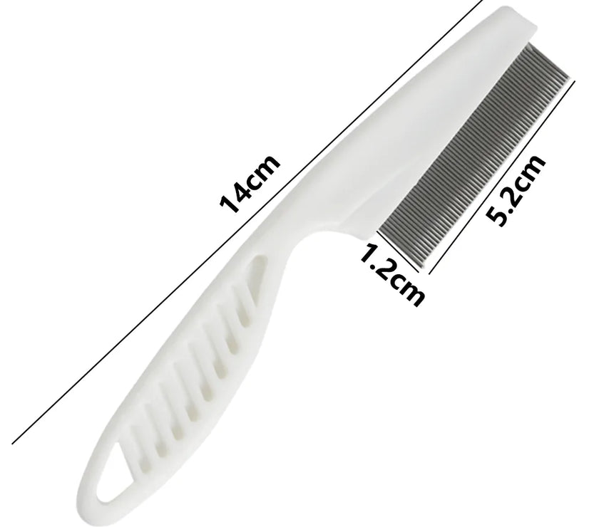 Home Pet Animal Care Protect Flea Comb for Cat Dog Pet Stainless Steel Comfort Flea Hair  Comb