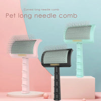 Pet Dog Brush Comb Shedding Hair Remove Needle Cat Brush Combs  Massage Grooming Tool Dog Cat Pet Cleaning Supplies Accessories