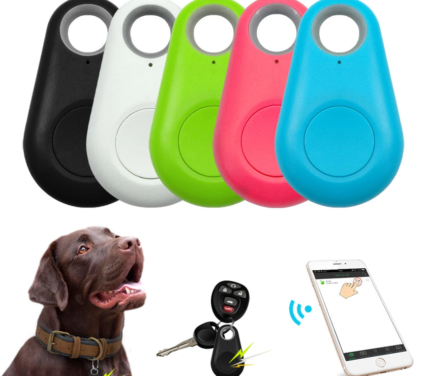 Pet Smart GPS Tracker Mini Anti-Lost Waterproof Bluetooth Locator Tracer For Pet Dog Cat Kids Car Wallet Key Collar Accessories