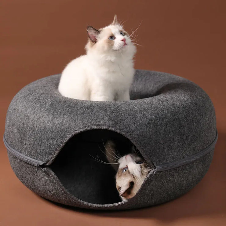 Dual Use Cat Tunnel: Playtime & Relaxation in One