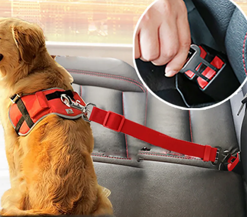 Adjustable Dog Cat Car Safety Belt Pet Vehicle Seat Belt Leash For Dogs Travel Traction Collar Harness Dog Lead Clip pet product