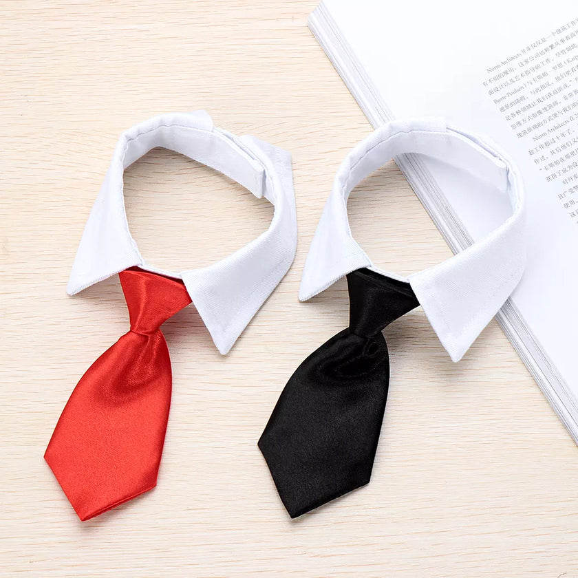 Hot Sale Cute Cotton Adjustable Dog Necktie Dog Cat Grooming Formal Tie Comfortable Dog Suit Tuxedo Bow Ties Pet Accessories