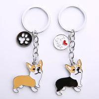 Best friend Anime Keychain Metal pet Dogs Key Ring Bag HandBag Charm Wholesale Lovely Keychain Car Keyring Gift Women Jewelry