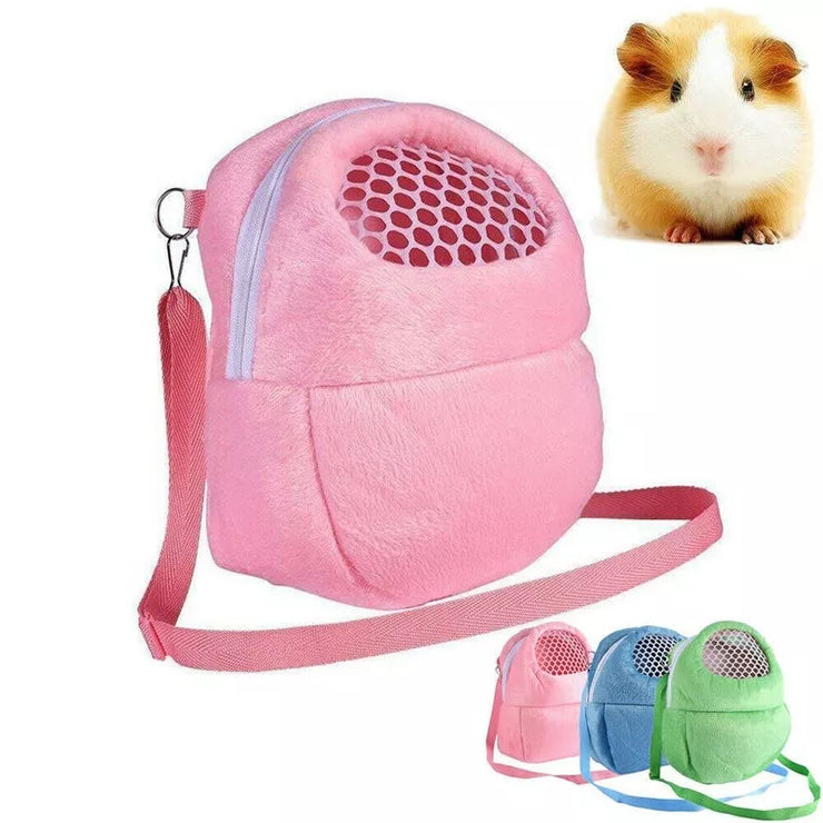 NEW Small Pet Carrier Rabbit Cage Hamster Chinchilla Travel Warm Bags Guinea Pig Carry Pouch Bag Breathable Pet Cage Rat Leash