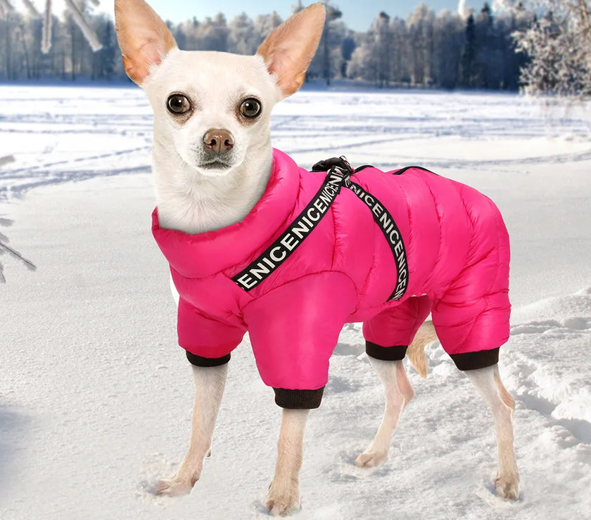 Winter Pet Dog Clothes Super Warm Dog Jacket Coat Waterproof Small Medium Large Dogs Pet Clothing Jumpsuit For French Bulldog