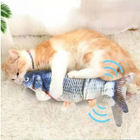 USB Rechargeable Flopping Fish Cat Toy - Interactive Electric Catnip Fish