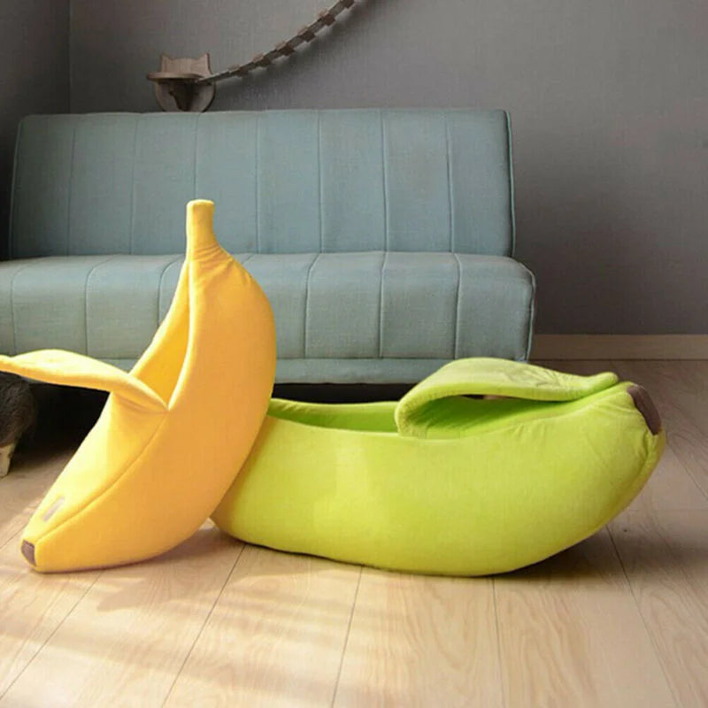 Banana Bonanza: Adorable Cat Bed