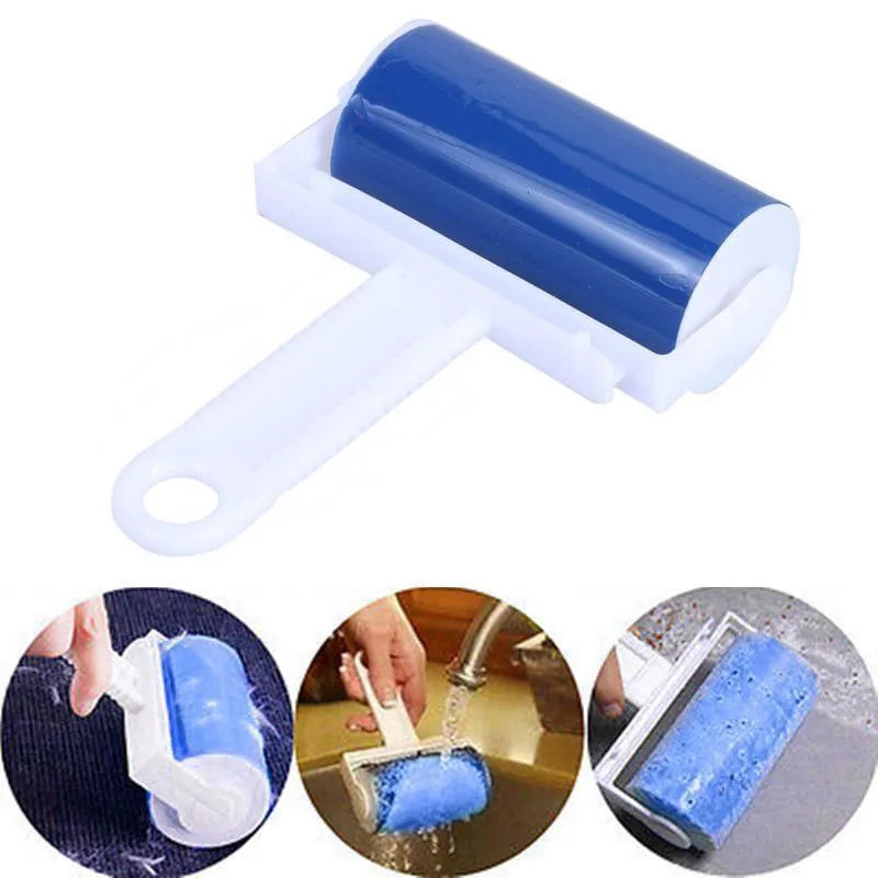 Reusable Washable Roller Dust Cleaner Lint Sticking Roller for Clothes Pet Hair Cleaning Household Dust Wiper Tools