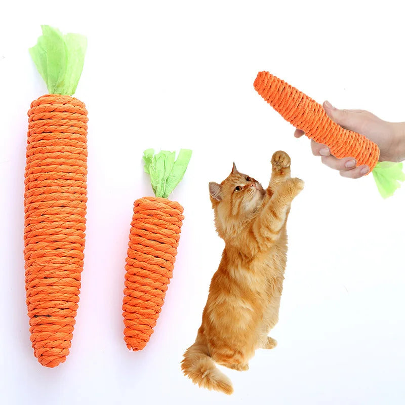 Cat Toy Carrot - Bite-Resistant, Interactive Sound