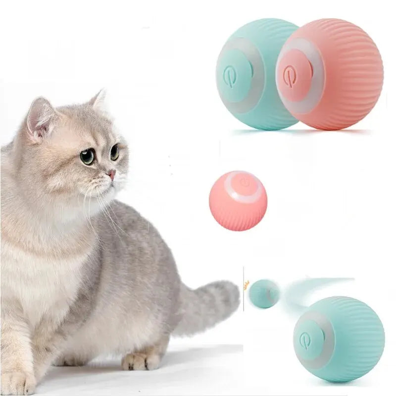 Gravity-Powered Cat Toy - Rolling Ball, Interactive