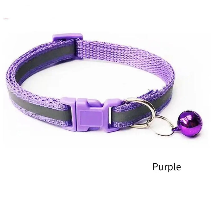 Pet Products Pet Reflective Patch Collar Cats Collar Bell Collars Pet Luminous Collars Teddy Bomei Small Dog Collar Pet Supplies