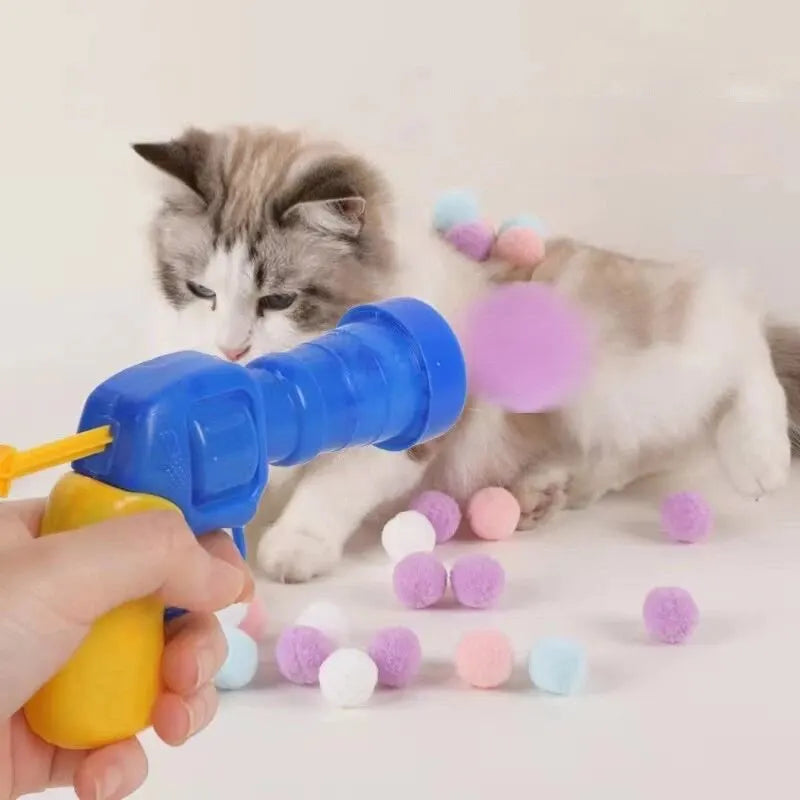 Interactive Cat Toy Gun Set