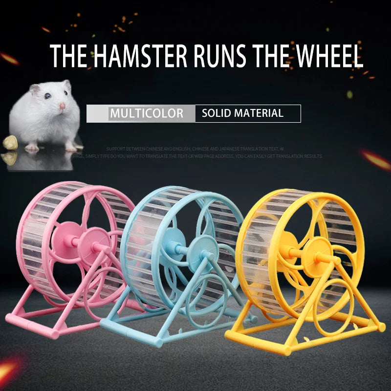 Hamster Wheel Large Pet Jogging Hamster Sports Running Wheel Hamster Cage Accessories Toys Small Animals Exercise Pet Supplies