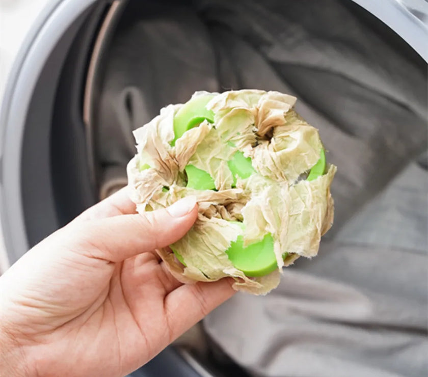 Catch Those Fuzzy Critters! Reusable Pet Hair Remover for Laundry (Works in Washer & Dryer).