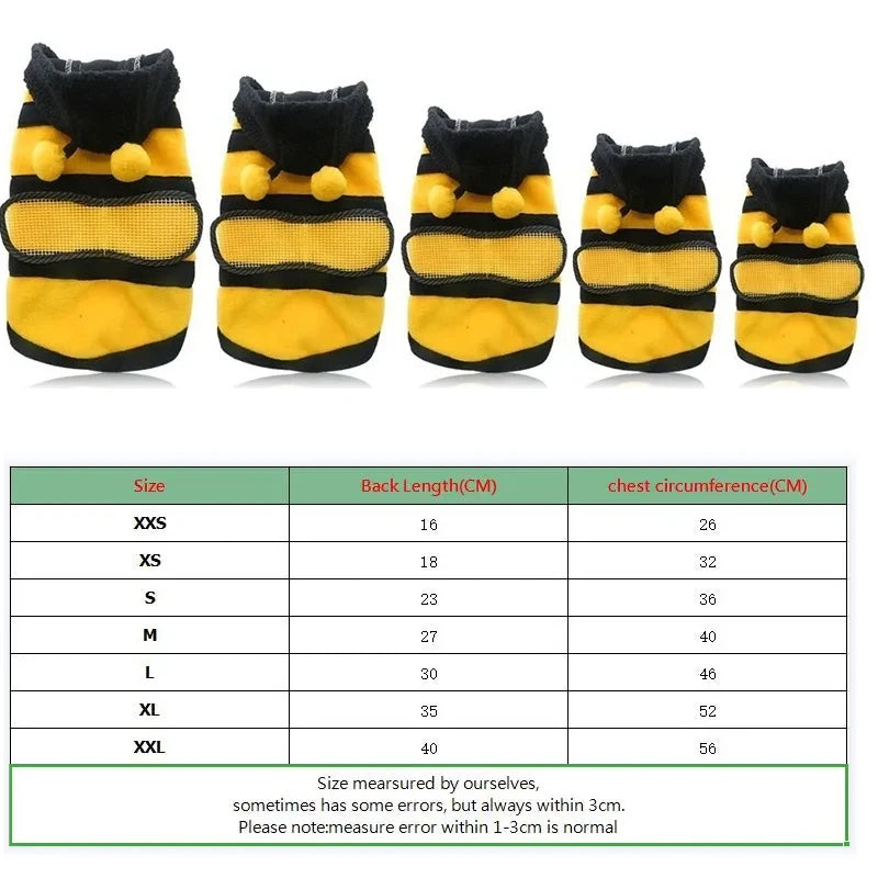 Buzzing with Style: Bee-themed Pet Coats