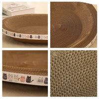 Corrugated Cat Scratcher with Catnip - Wear & Scratch-Resistant