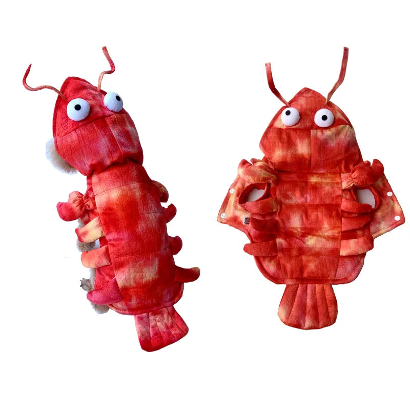 Pet Clothes Halloween Lobster Transformation Cats and Dogs Costumes Teddy Corgi Autumn and Winter New Dog Costumes Wholesale