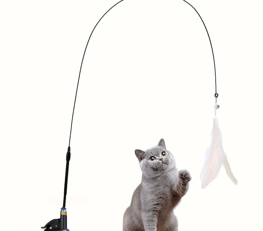 Interactive Cat Teaser Toy Wand