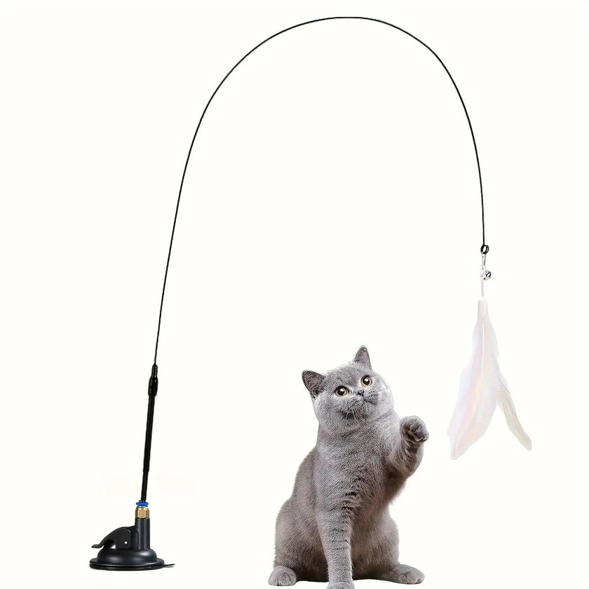 Interactive Cat Teaser Toy Wand