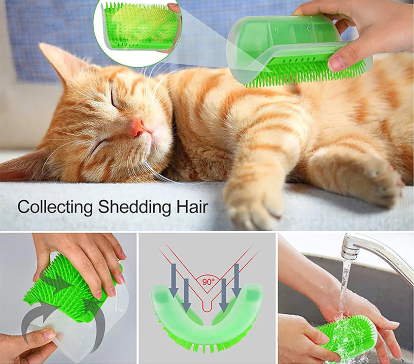 Pawsitively Pampering Cat Scratcher Massager