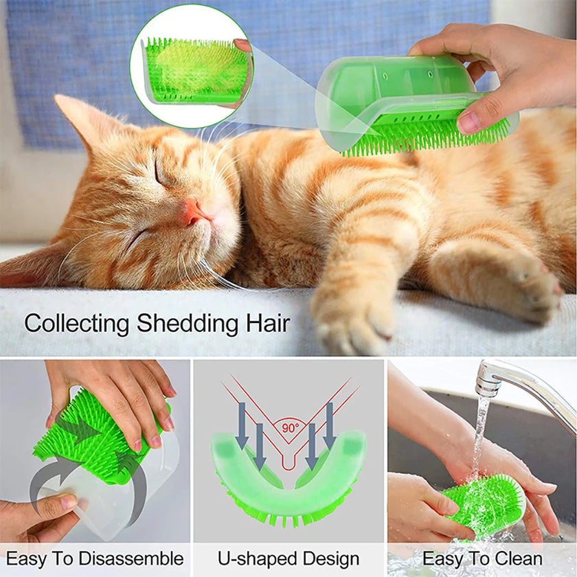 Pawsitively Pampering Cat Scratcher Massager