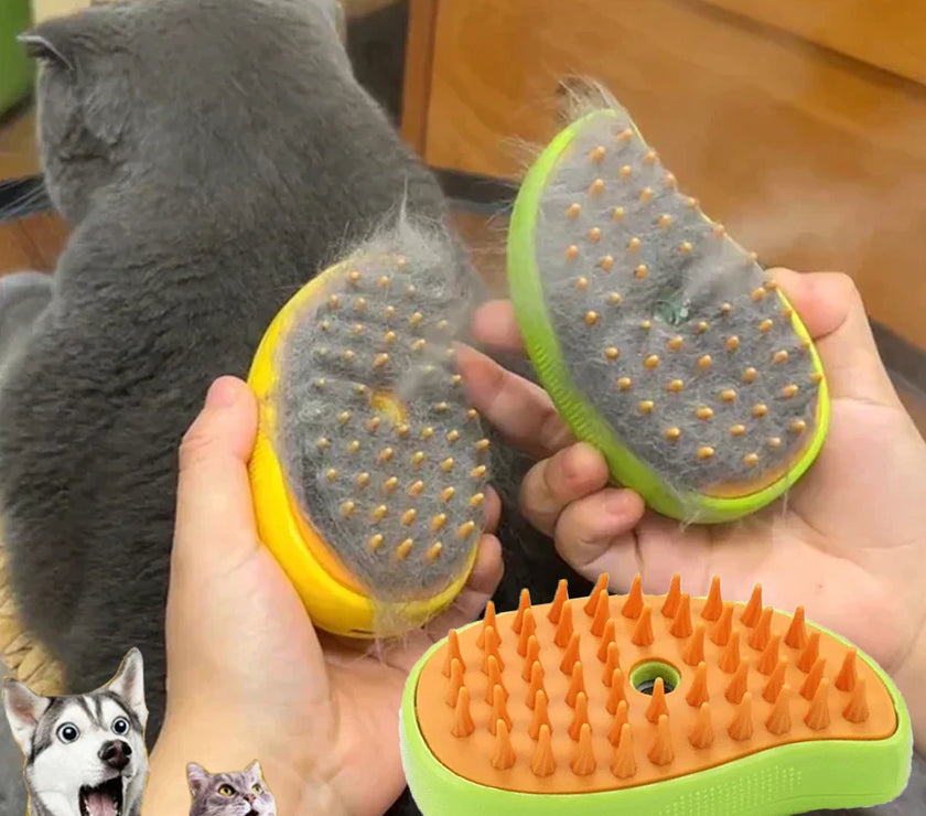 3-in-1 Steam Grooming Brush