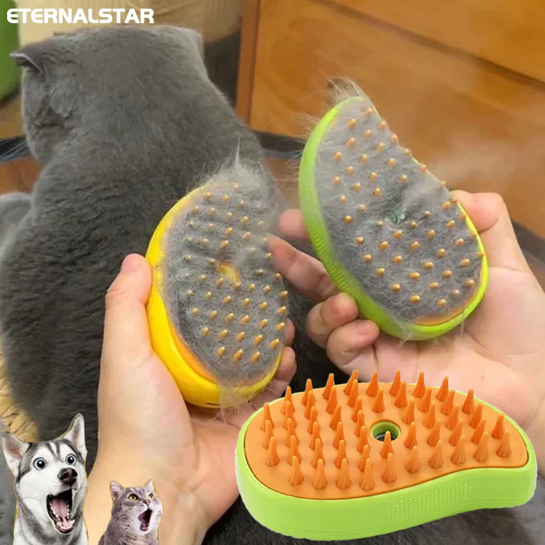 3-in-1 Steam Grooming Brush