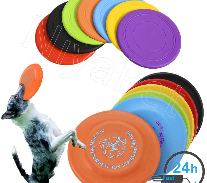 Durable Dog Frisbee (Fetch & Chew) | Flying Disc Toy (1 Pc)