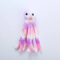 Cute Octopus Plush Cat Toy - Bite Resistant & Interactive