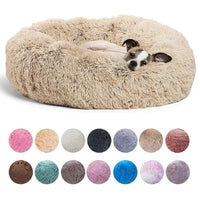 Super Soft Dog Bed Plush Cat Mat Dog Beds For Large Dogs Bed Labradors House Round Cushion Pet Product Accessories