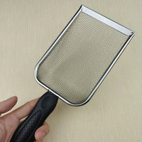 Durable Pet Litter Scoop - Metal, Stainless Steel Handle