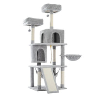 Domestic Delivery Multi-Level Cat Tree Tower Climb Furniture Scratching Post for Indoor House Pet Supplies Kitten Toy Cozy Condo