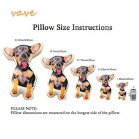 Photo Custom Shape Pillow Case DIY Pet Cushion Toys Dolls Stuffed Animal Dog Cat Picture Pillow Customization Sofa Car Cushion