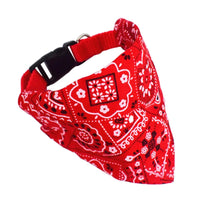 Pet Dog Neck Scarf Puppy Cat Dog Collar Bandana Collar Scarf with Leather Collar Accessories Adjustable Pet Puppy Cat Scarf