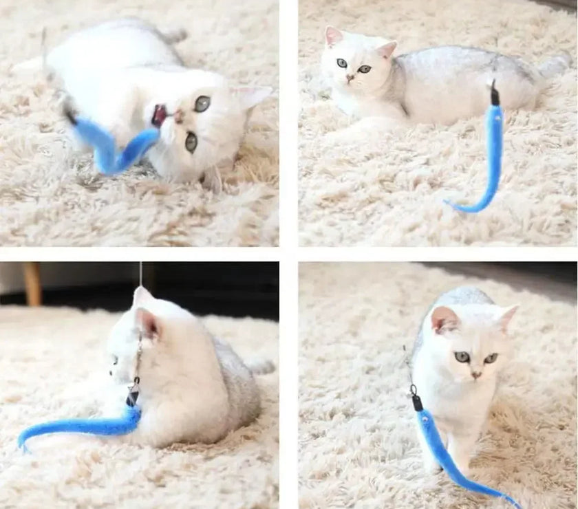 Cat Feather Toy with Bell - Interactive & Stimulating