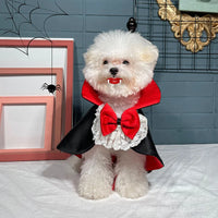 Pet Clothes Cats Puppy Costumes Teddy Pug Pomeranian Small Medium Dogs Halloween Party Decoration Capes