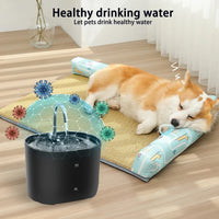 Silent Cat & Dog Water Fountain - Stainless Steel Faucet