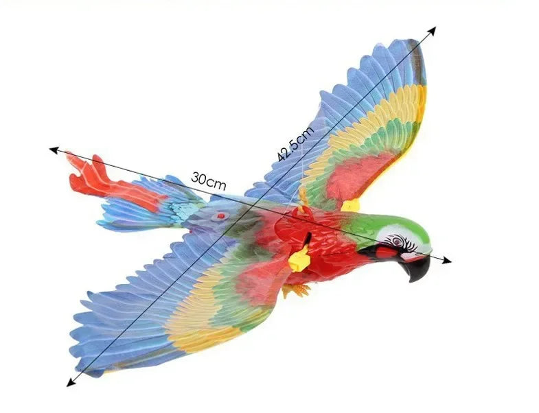 Realistic Flying Bird Cat Toy - Electric & Interactive