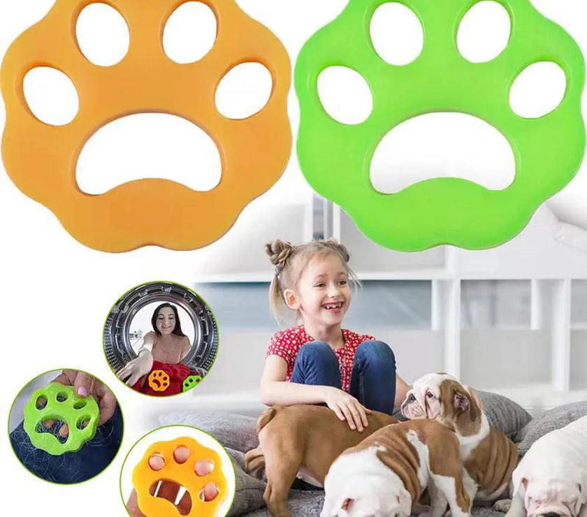 Catch Those Fuzzy Critters! Reusable Pet Hair Remover for Laundry (Works in Washer & Dryer).