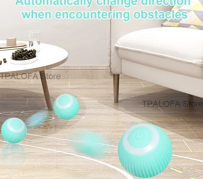 Smart Cat Toys Electric Cat Ball Automatic Rolling Ball Cat Interactive Toys Pets Toy For Cats Indoor Playing Cat Accessories