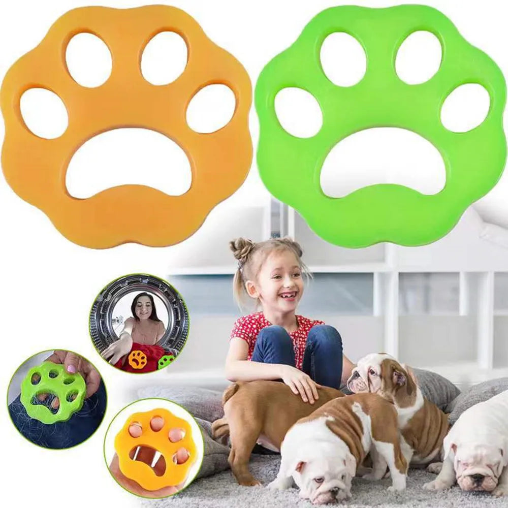 Say Goodbye to Pet Hair! 4X Reusable Washing Machine Hair Catchers for Cat & Dog Fur