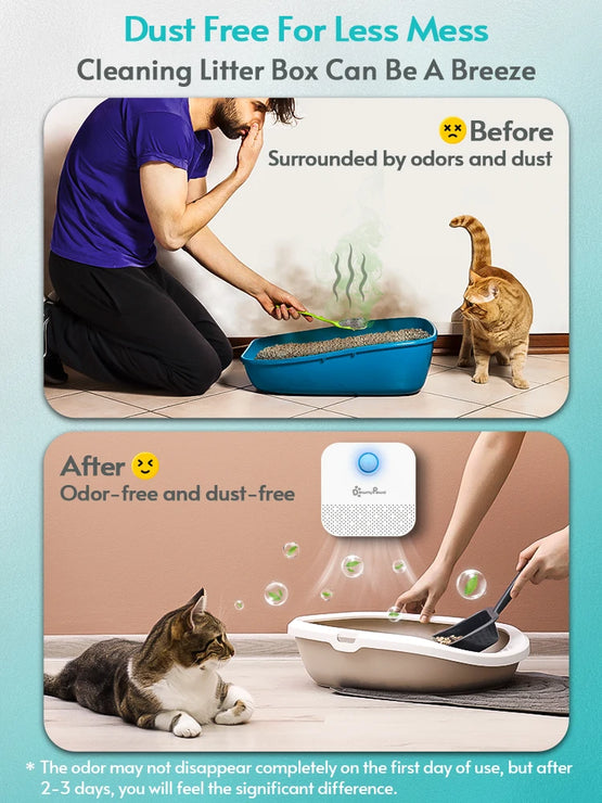 Pet Litter Box Deodorizer - Air Purifier