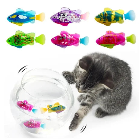 Swimming Robot Fish Toy - Indoor Pet Entertainment