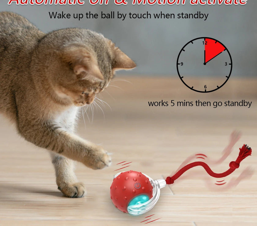 Smart Cat Toy with Motion-Activated Sensor