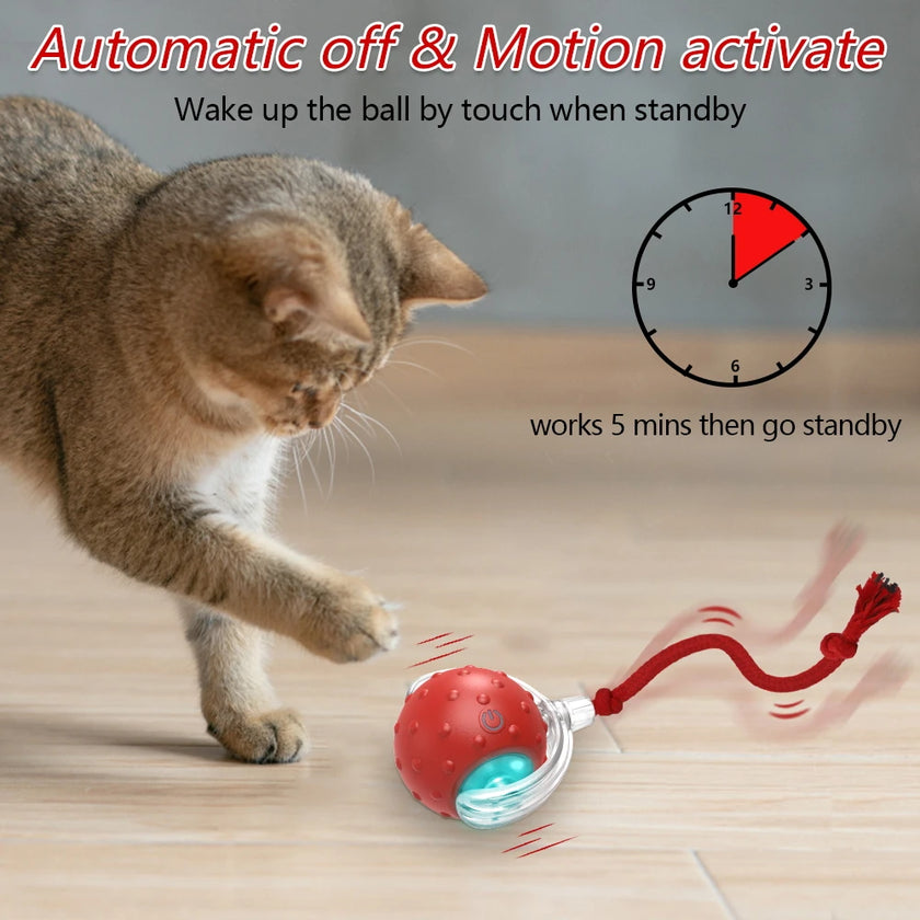 Smart Cat Toy with Motion-Activated Sensor