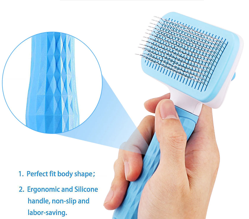 Dog Hair Remover Brush Cat Dog Hair Grooming And Care Comb For Long Hair Dog Pet Removes Hairs Cleaning Bath Brush Dog Supplies