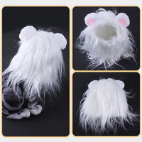 Kitten Halloween Cosplay Costume Wear Headgear Cute Pets Clothing Headdress Products Pet Dog Cat Lovely Lion Headdress