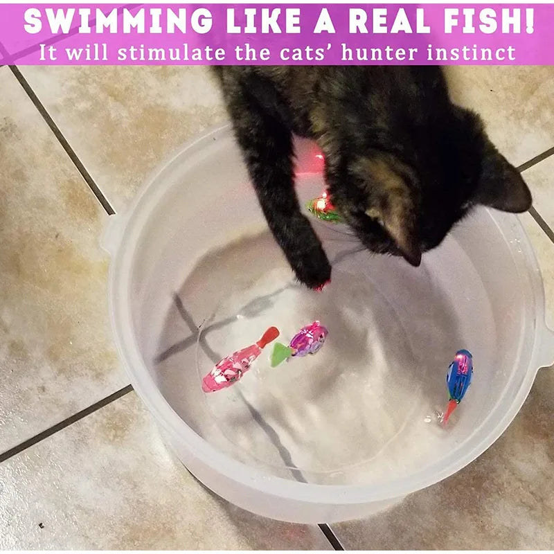 Swimming Robot Fish Toy - Indoor Pet Entertainment