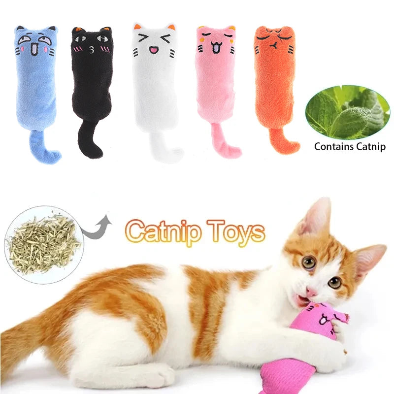 Cat Chew Toy with Rustle Sound & Catnip - Plush