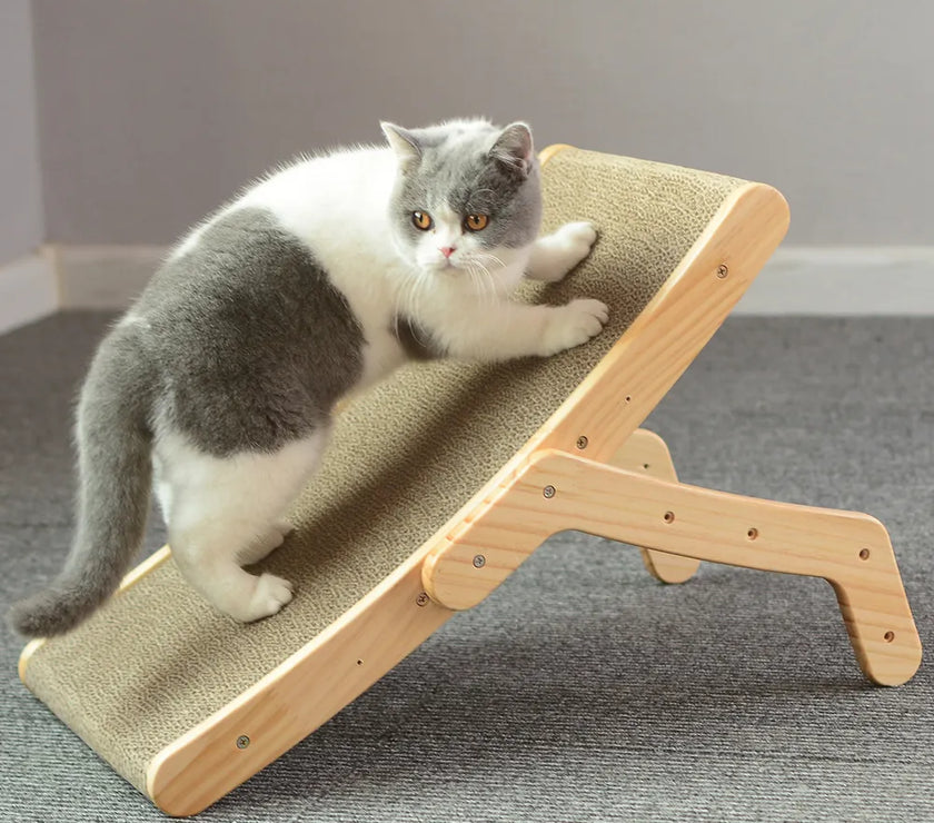 Wood Anti Cat Scratcher Cat Scratch Board Bed 3 In 1 Pad Vertical Pet Cat Toys Grinding Nail Scraper Mat Training Grinding Claw